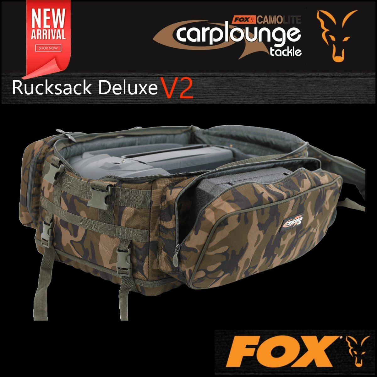 Fox Camolite Rucksack Deluxe Carplounge Tackle